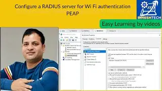 Configure a RADIUS server for Wi Fi authentication with PEAP