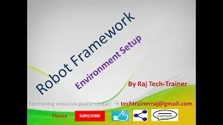 Robot Framework Tutorial - Python - Selenium (Part-3) : Pycharm and Intellibot Plugin Installation