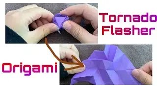 Origami Tornado Flasher - Action Model!