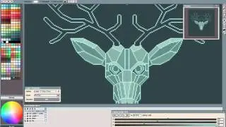 Pixel Challenge 366 - Day 68 - Deer