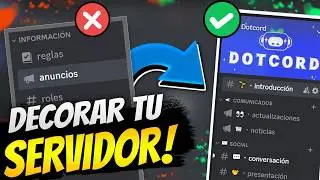 🔥 ¡Cómo DECORAR TU SERVER de DISCORD 2026! (Paso a paso)