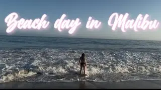 beach day at Malibu vlog + swimming