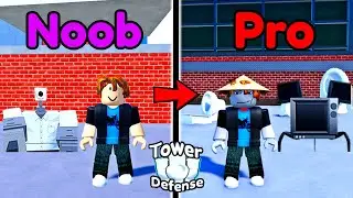 Noob Starts With Engineer Instantly becomes Pro | Noob to pro Toilet tower defense (day 1)