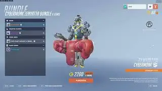 Zenyatta Cybermonk Bundle (4 Items) Overwatch 2