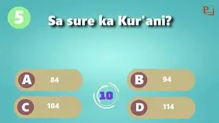 Quiz Islam -- Njohuri të përgjithshme 1 / Testo veten!