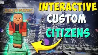How To Add NPCs to make SERVER HUB in Your Minecraft Server (Citizens Plugin Minecraft)