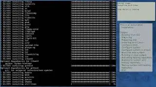 Arch Linux installation recording to kernel 6.0.6-arch1-1 (ISO)