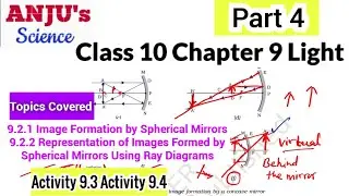 Part 4 Image Formation by Spherical Mirrors || Ray Diagram of image formation by Concave Mirror
