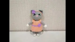 Игрушка амигуруми. Кошечка крючком (Сrochet Сat).
