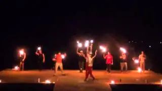 Фаер шоу Массовый номер бризинг WAFEst 2013