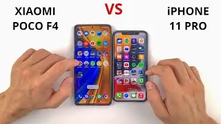Xiaomi Poco F4 vs iPhone 11 Pro | SPEED TEST