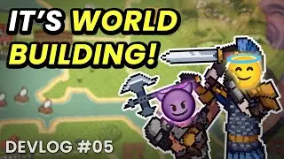 World Building of My Medieval Fantasy Game (Indie Game Devlog)