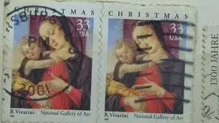 Christmas stamps around the world