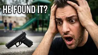 Kids React to Finding a REAL GUN