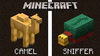 New Mobs! Camel and Sniffer in Minecraft | King G Boy | Gaming