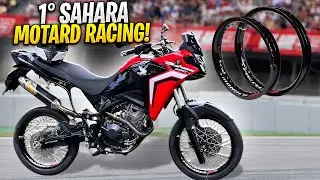 SAHARA 300 RACING COM AROS 18 MONACO MOTARD | PROJETO ÚNICO