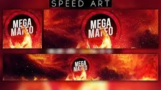 Flaming Cosmic Revamp Speed Art | Photoshop CC