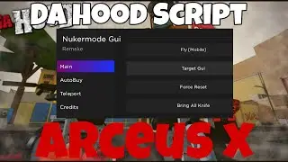 Arceus x da hood script 😳🖤