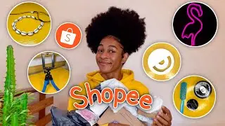 CHEGARAM MINHAS COMPRAS DA SHOPEE (tudo baratinho)