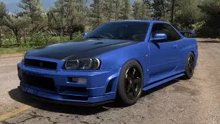 Forza Horizon 5 Nissan R34 GT-R Rwd Drift Build