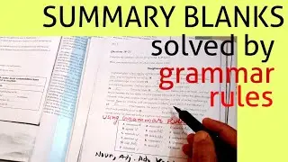 IELTS READING TIPS | SUMMARY | USING grammar rules