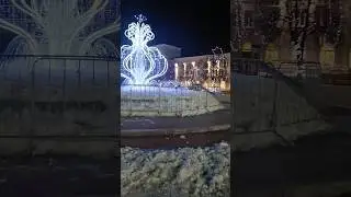 Зимний фонтан 😍 в Новокуйбышевске #фонтан #красота #зима #новокуйбышевск