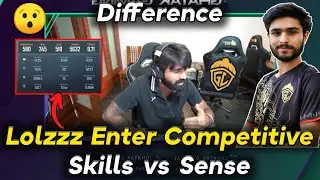 Ghatak On Lolzzz in Competitive 🔥 Rank Push Vs Competitive Difference 😯