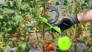 Maquina para Atar Tomates, Herramienta de Cinta de Jardín para Atar Ramas de Plantas SW-8108