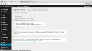 WP Migrate DB Pro - Pushing Local to a Staging Environment
