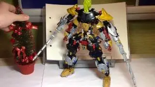 [How-to part 1]Обзор на мою Лего бионикл самоделку/Lego Bionicle MOC:Golderframe,custom