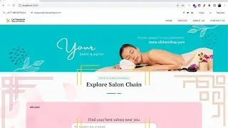 Demo(Free) - Beauty Salon Website | NodeJs | TypeScript | Redis | MongoDB