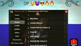 OP GAME HUB V6 SCRIPT🔥😎🔥😎🔥