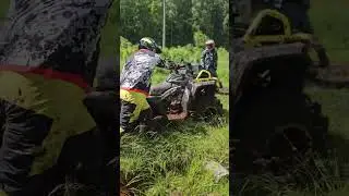 Квадроцикл AODES 1000 в торфянике!