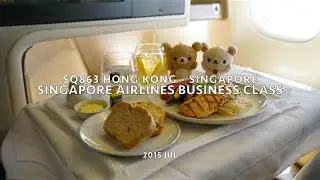 Singapore Airlines Business Class SQ863 HKG-SIN Flight Report - 2015 JUL