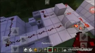 How to bulding button door in minecraft PE