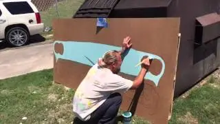 Car cutout project part 1 time lapse by Max Dean