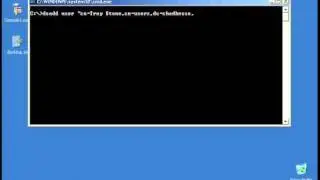 Creating User Accounts Using DSADD.avi