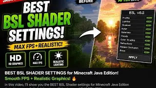 Best BSL Shader Settings for Minecraft Java Edition 🔥