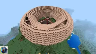 Building a MASSIVE Donut-Shaped House in Minecraft: Part 1