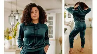 Зеленый велюровый костюм  AVON/ просто класс / 4 образа и море идей