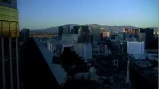 Time Lapse Night to Dawn Las Vegas. Ночь. Лас Вегас.