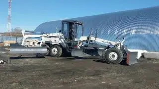 Отвал для уборки снега за ограждениями