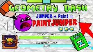 Нарисованный JUMPER (PAINT JUMPER) Geometry Dash