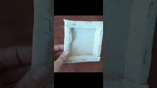 Холст из палочек для мороженого