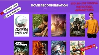 BUILD A MOVIE RECOMMENDATION APP WITH 3D EFFECTS USING HTML, CSS, JS, AND TMDB API INTEGRATION! 
