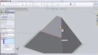 28- SolidWorks Beginner TUTORIAL: PARTING LINE DRAFT