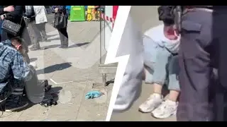 Дикое нападение на русскую девушку в Москве!