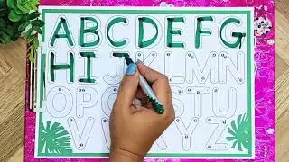 Learn Colors With Alphabets | Best learning videos for toddlers | Kids Videos | ABCD Colouring 🌿