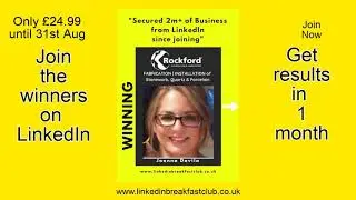 Benefits of Joining the LinkedIn Breakfast Club:  www.linkedinbreakfastclub.co.uk