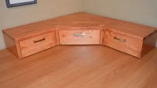 How to make a Pallet Wood Monitor Desk Riser with Drawers - Part 3